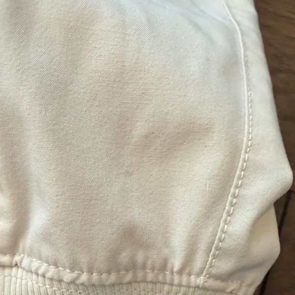 Abercrombie Cream Jogger Pants Size Medium C27-020 - Image 6