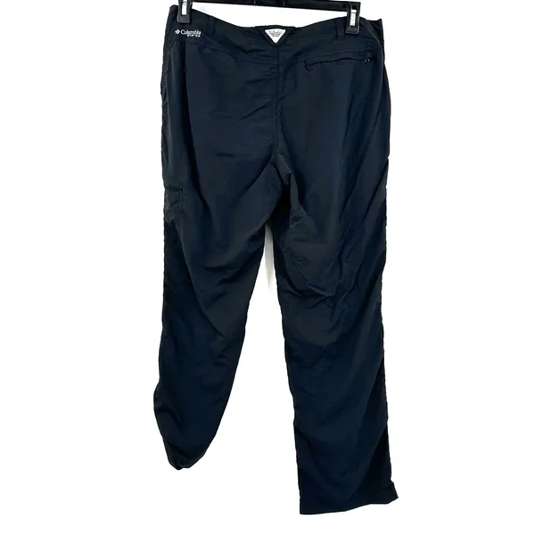 Columbia Size 14 Pants Black‎ Cargo Adjustable Length Omni Shade Outdoors Hiking - Image 2