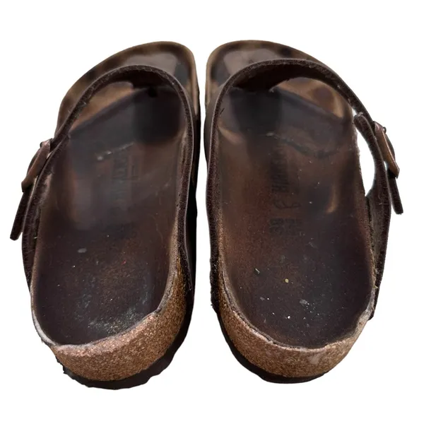 Birkenstock Women's Gizeh Mocha Brown Birko-Flor Thong Sandals Size‎ EU 38 US 7 - Image 5