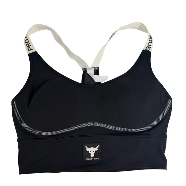 Under Armour‎ S Small Sports Bra Project Rock Infinity Medium Support Women's - Image 2