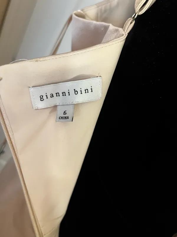 Gianni bini formal satin evening dress - Image 4