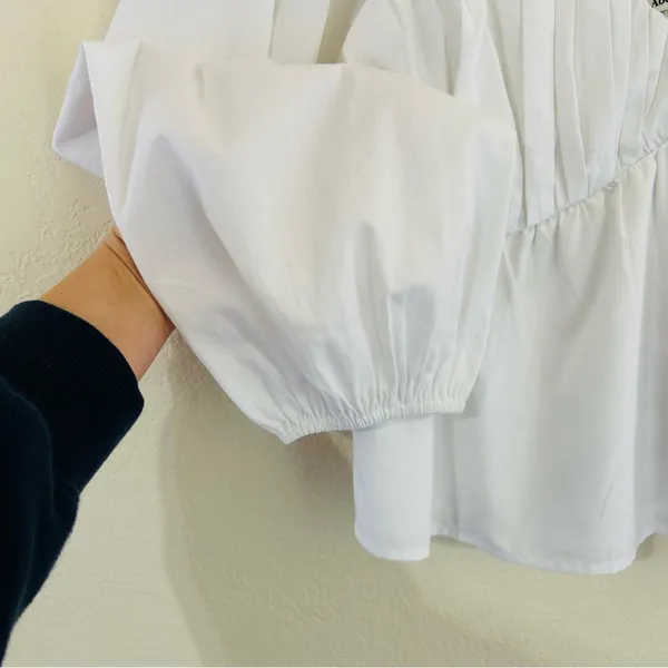 Abercrombie & Fitch Babydoll Poplin Blouse - Image 8