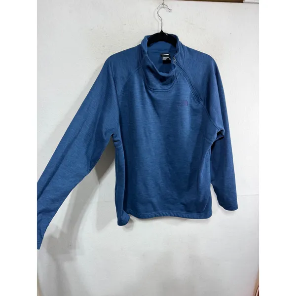 The North Face Blue Canyonlands 1/4 Zip Asymetric Fleece Pullover Top XXL Yoga - Image 2