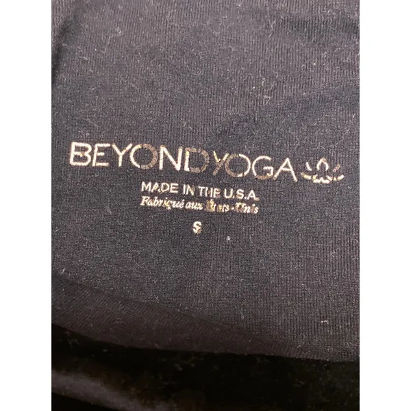 Beyond Yoga Velvet Motion Black Skinny Gym Athletic Activewear Leggings Pants S - Image 5