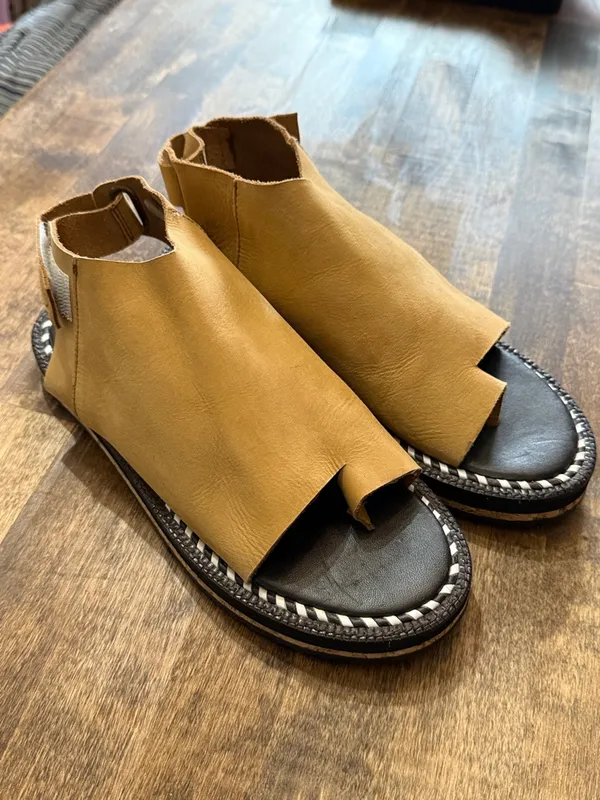 FREE PEOPLE Carlsbad BOHO Leather Sandals Size 7 - Image 4