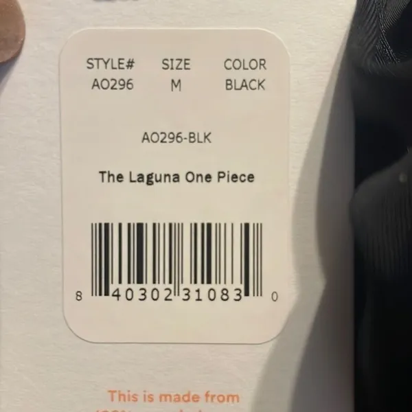 Andie The Laguna One Piece Swimsuit Black size M NWT‎ - Image 6