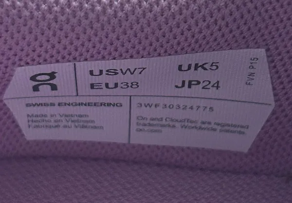 ON CLOUDPULSE Next Sakura dew athletic training running shoes sneakers sz 7 new - Image 3