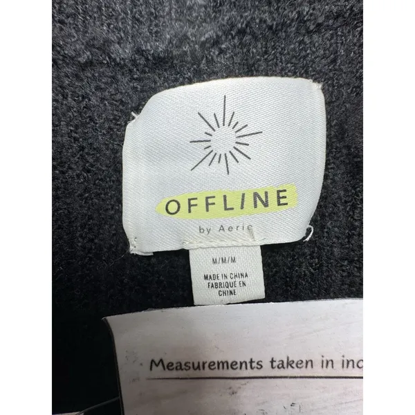 OFFLINE By Aerie Shawl Knit Sweater Woman's Size MEDIUM - Image 4