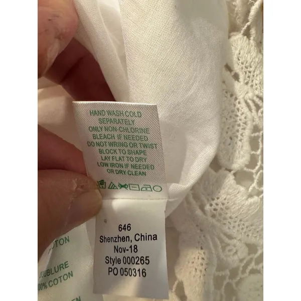 Lily Pulitzer Resort White Papillion Lace Reeve Dress in Size 12 - Image 8
