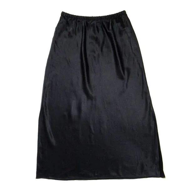 NWT J.Crew Collection Side-slit Pull-on Maxi in Black Luster Crepe Skirt S - Image 2