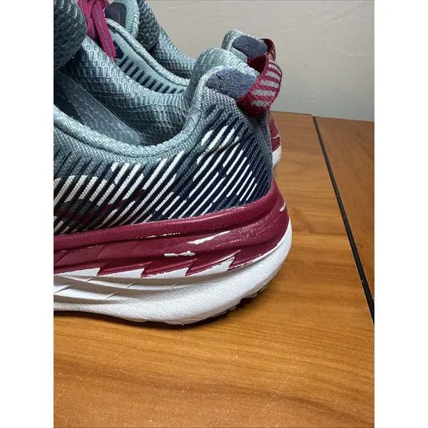 Hoka One One Bondi 5 Shoes Women Size 8.5 Blue Magenta Sneakers Cushioned - Image 3