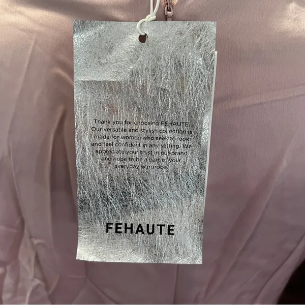 Fehaute XXL Pink Satin Midi Dress | Elegant Cowl Neck Sleeveless - Image 9