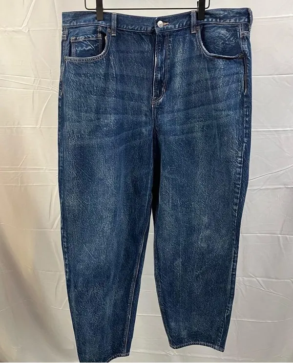 American Eagle Relaxed Mom Jean High Rise 18 Regular Momcore Classic Denim Women - Image 2