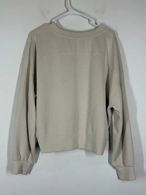 *Flawed* Lululemon Softstreme Perfectly Oversized Cropped Crew Size 10 - Image 4