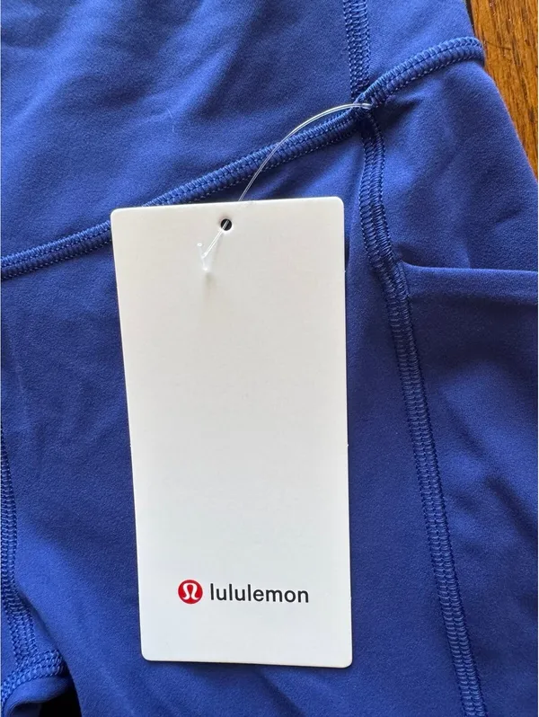 Lululemon Align With Pockets High Rise 25” Clubhouse Blue Size 4 NWT - Image 5