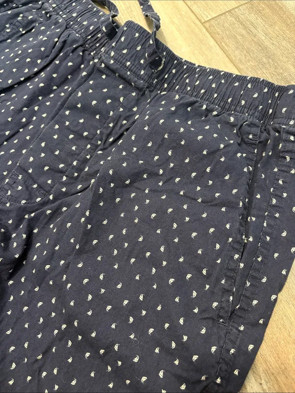J. Crew Classic pajama pant Navy sailboat print Pajama Pants medium - Image 3