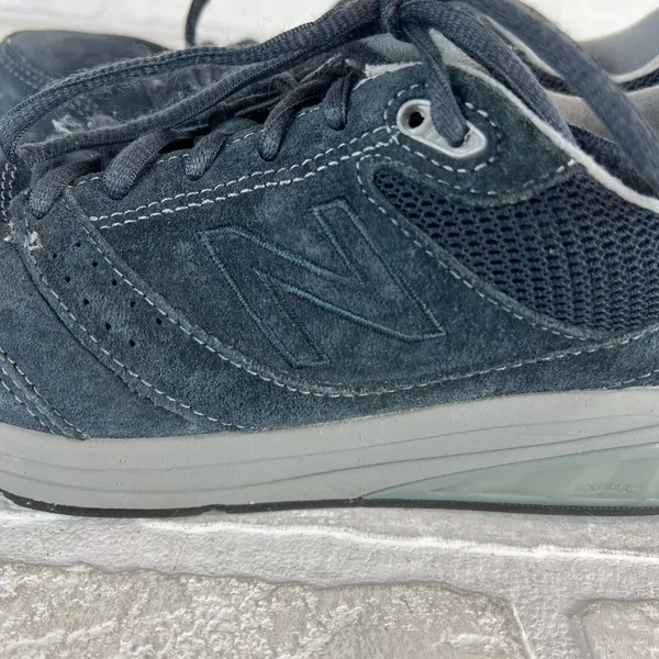 New‎ Balance 928v3 Sneakers Walking Shoes Womens 7.5 Navy Blue Suede WW928NV3 - Image 8