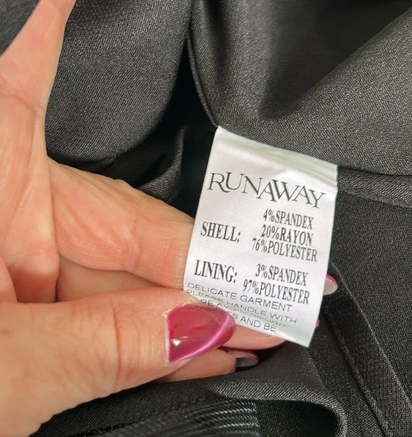 Runaway The Label Socora Mini Dress Black - Image 12