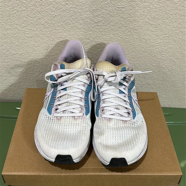 Nike Air Zoom Pegasus 39 'White Cerulean' Sneakers - Image 6