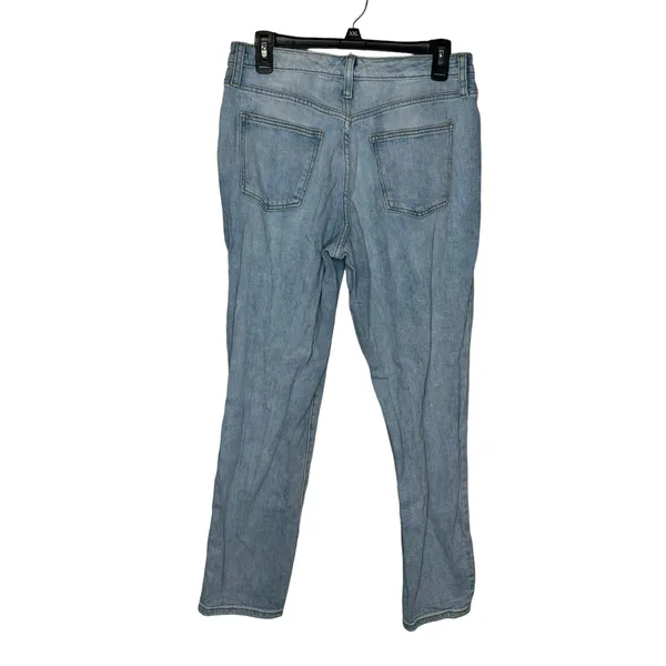 Universal Threads 90's Women's Jeans High Rise Straight Leg Denim Light Blue 30‎ - Image 11