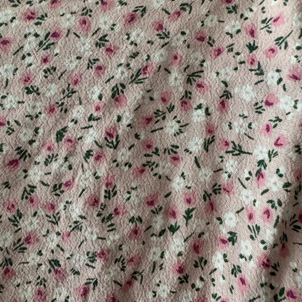Brandy Melville Pink Rose‎ Floral Cara Ruffle Skirt - Image 5