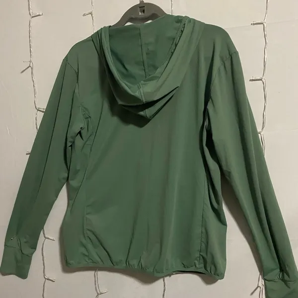 Green Hooded Jacket Size L - Image 3