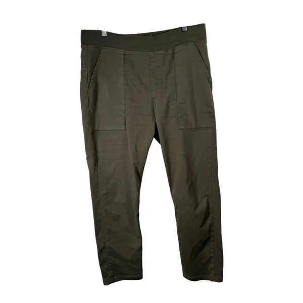 Du/Er No Sweat Everyday Pant Pull On Laurel Green Travel 27" Womens Medium - Image 2