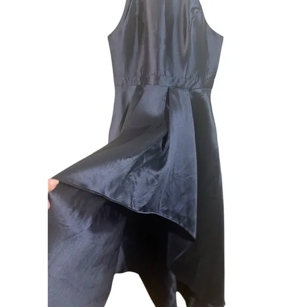 Lulus Broadway Show Navy Blue High-Low Evening Gown Size Large NWOT‎ - Image 3