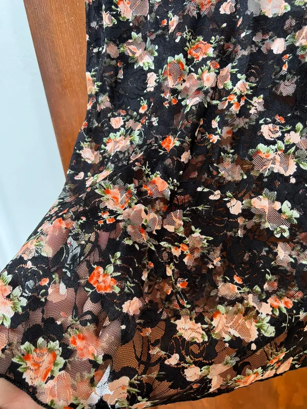 Sheer Floral Top NWT - Image 2