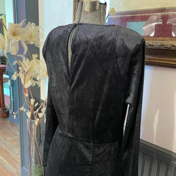 NWT Highline Collective Starry Night Velvet Long Sleeve Mini Dress Sz L 💛🎀 - Image 10