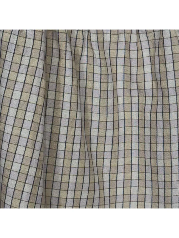Old Navy Women’s Plaid Smocked Peasant Blouse Size Large Cottagecore Boho NWT - Image 4
