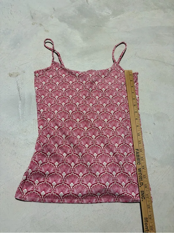 Loft outlet NWT Patterned Spaghetti Strap Tank Top MEDIUM MSRP$30 - Image 2