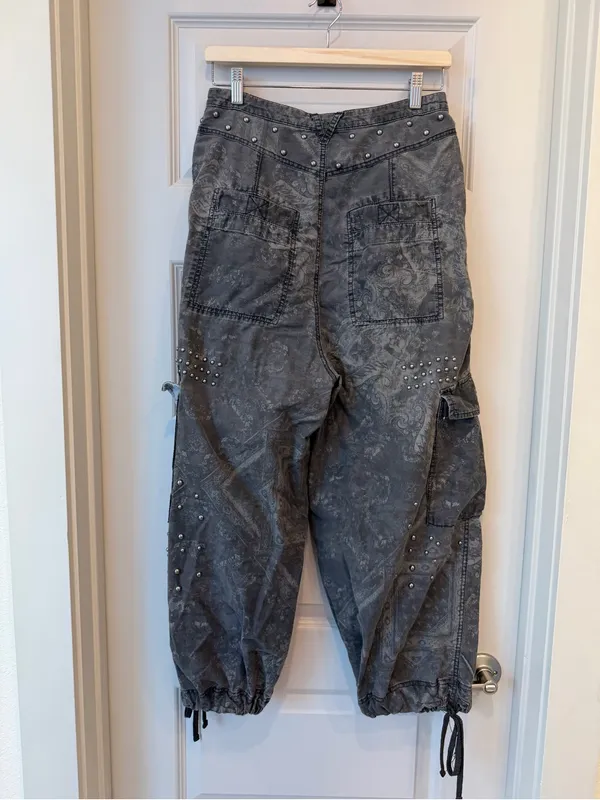 Free People Fly Away Studded Balloon Pants Size 6 - Image 2
