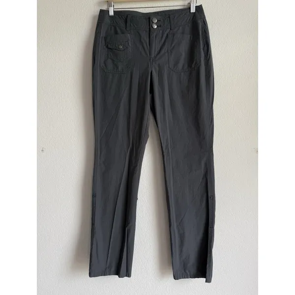 Marmot Delaney Women's Hiking‎ Pants Charcoal Gray Roll Up Convertible Size 6 - Image 3