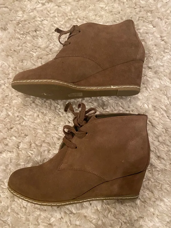 DV by Dolce Vita Suede Wedge Booties - Image 2