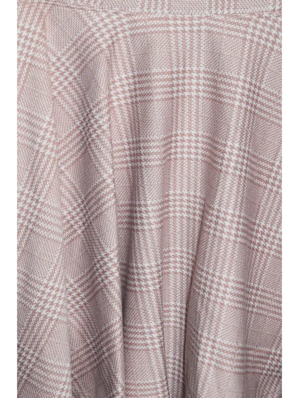 Halara Pink Plaid Skater Skirt with Built-in Shorts, Size XL Preppy Sporty - Image 4