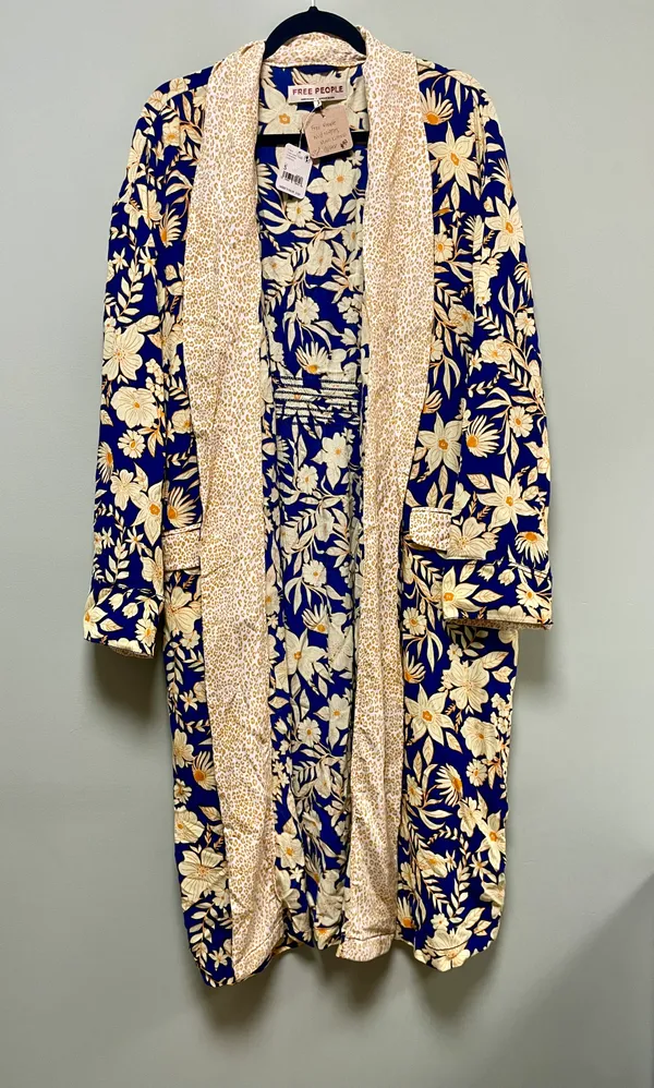 Free People Wild Nights Floral Duster - Image 2