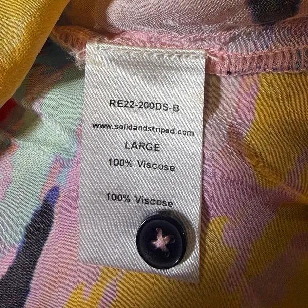 Solid & Striped Colorful Cabana Button Up Top - Image 4