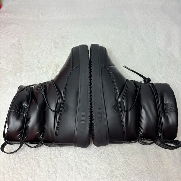PUMA Sleek Black‎ Winter Snow Boots Size 6 NEW - Image 4