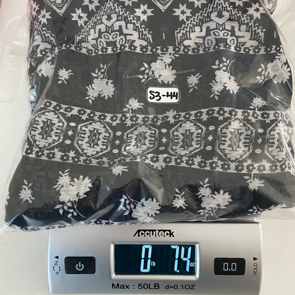 NWOT City Triangles women’s black white‎ sheer lined adjustable pattern dress XS - Image 10