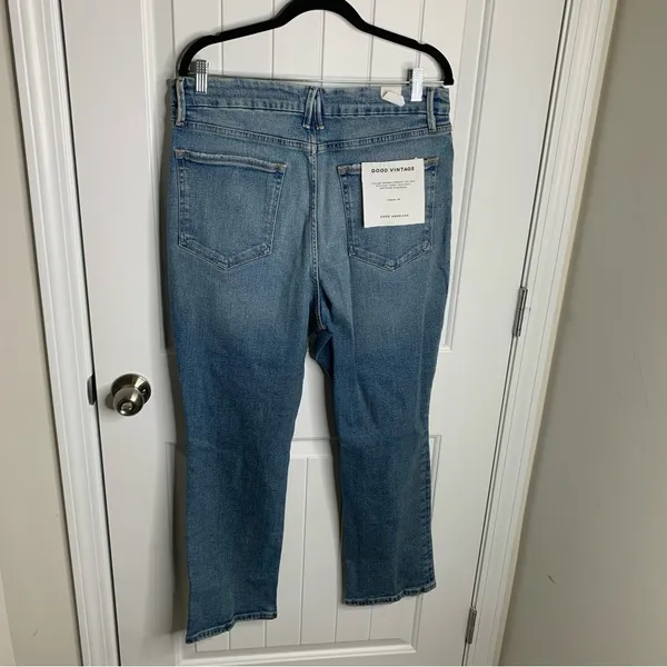 Good American Good‎ Vintage distressed straight leg jeans size 15 - Image 2