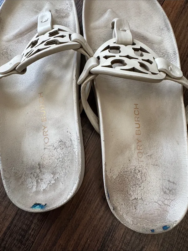 Tory Burch white  Logo Thong Sandals - Image 2