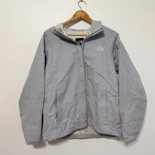 The North Face Women’s Jacket Size Large Dryvent Gray Venture - Image 2