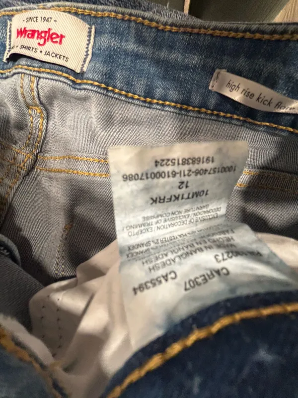 Wrangler High-Rise Kick Flare Jeans - Image 4