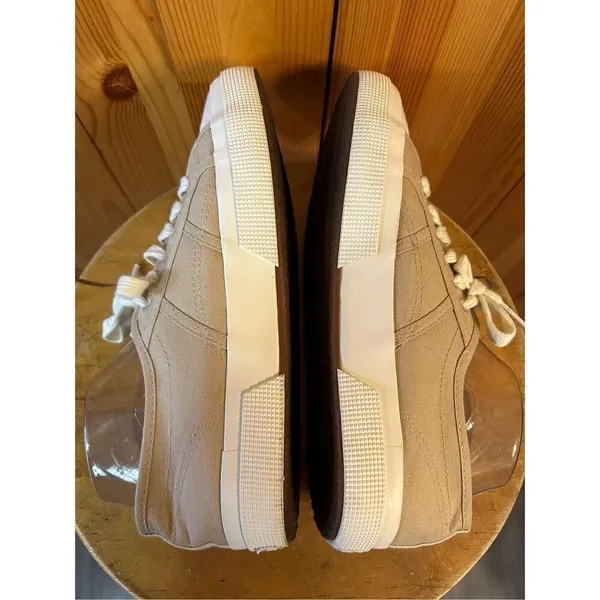 Superga 2750 Organic Canvas Natural Dye Mix Cream Eclipta Jam Root size 41/9.5 - Image 5