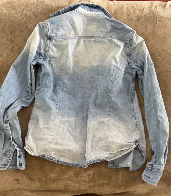 American Eagle Outfitters Jean long sleeve top - Image 3
