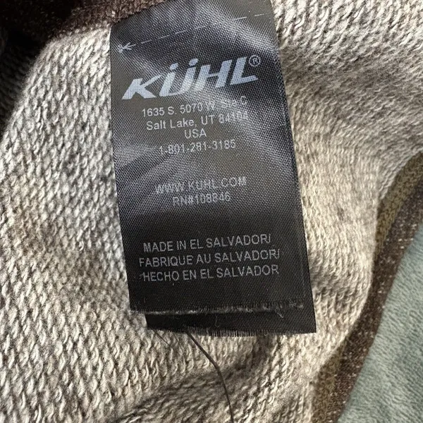 KUHL Nova Womens Brown Knit Cowl Neck Wool Blend Pullover Sweater Sz M - Image 7