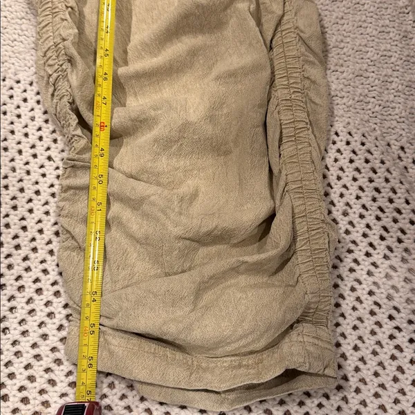 Free People Womens Sand Jam Casual Tan Jumpsuit rubber Medium - Image 5