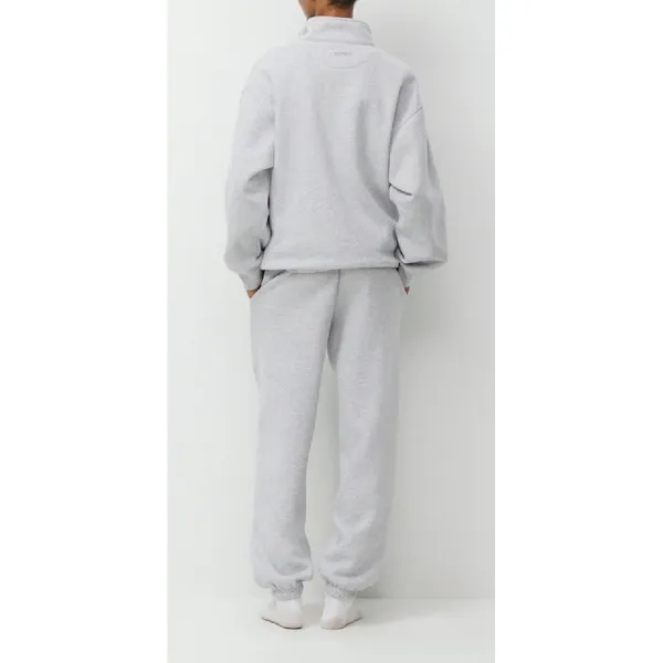Aritzia TNA Cozy Fleece Boyfriend Jogger‎ Sweatpants Heather Gray Small S - Image 2