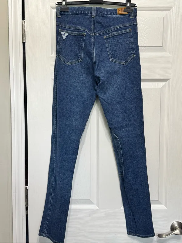 Womens Miller’s Vintage Equestrian Reinforced Dark Riding Denim Breeches 26 - Image 2